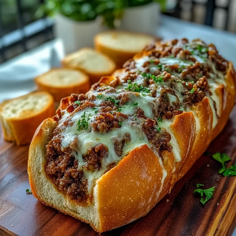 Cheesesteak Stuffed Garlic Bread Loaf