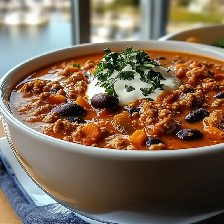 Creamy Turkey Pumpkin Chili