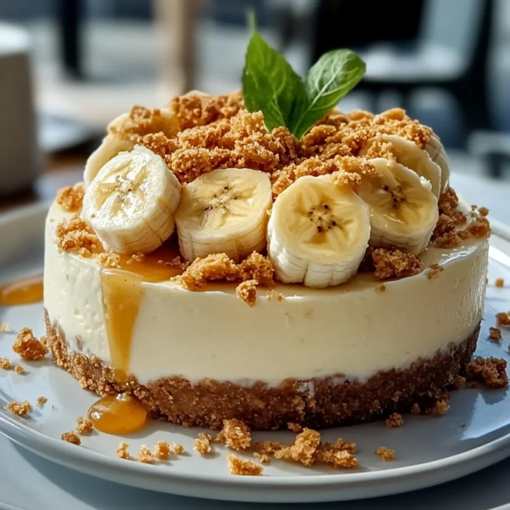Banana Pudding Crunch Cheesecake