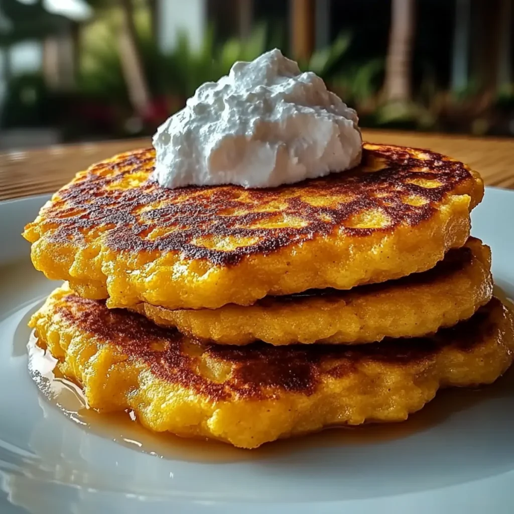 Venezuelan Cachapas (Corn Pancakes)