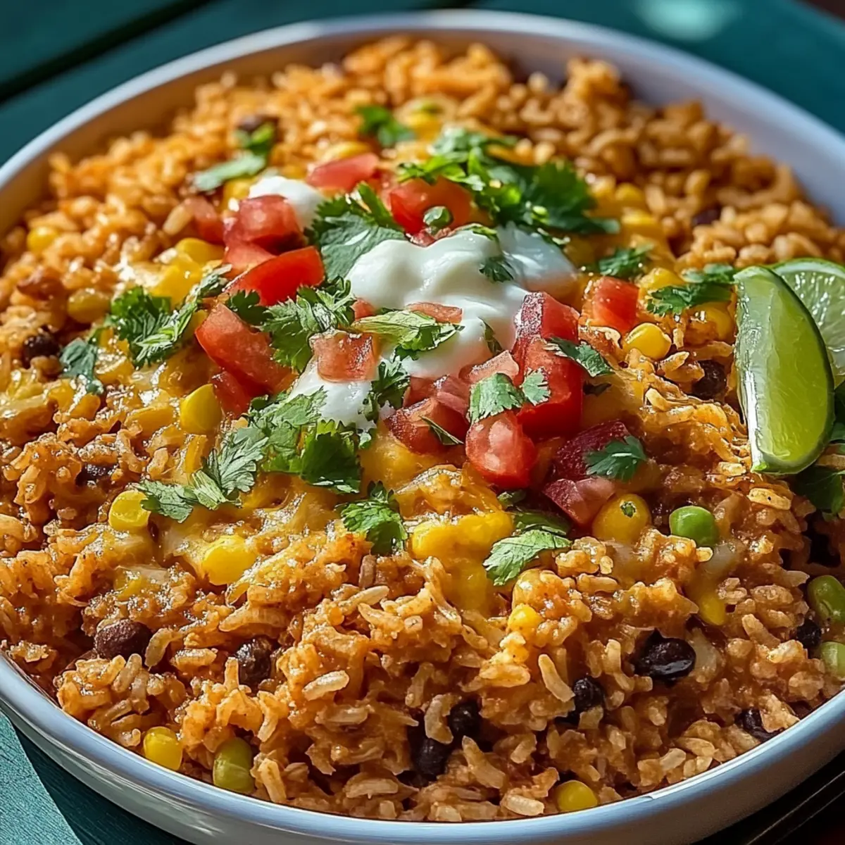 Easy One Pot Mexican Rice Casserole