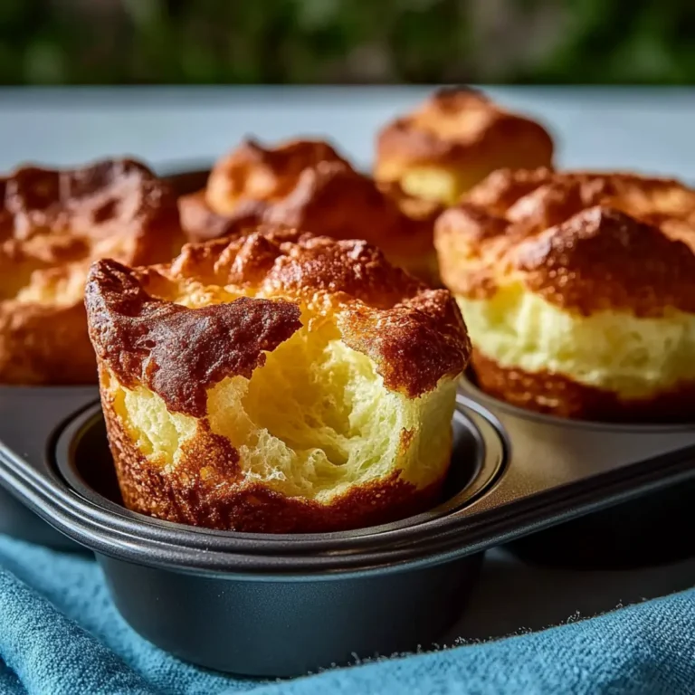 Easy Homemade Popovers in a Muffin Tin