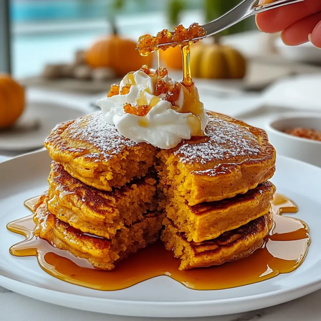 Fluffy Pumpkin Pancakes