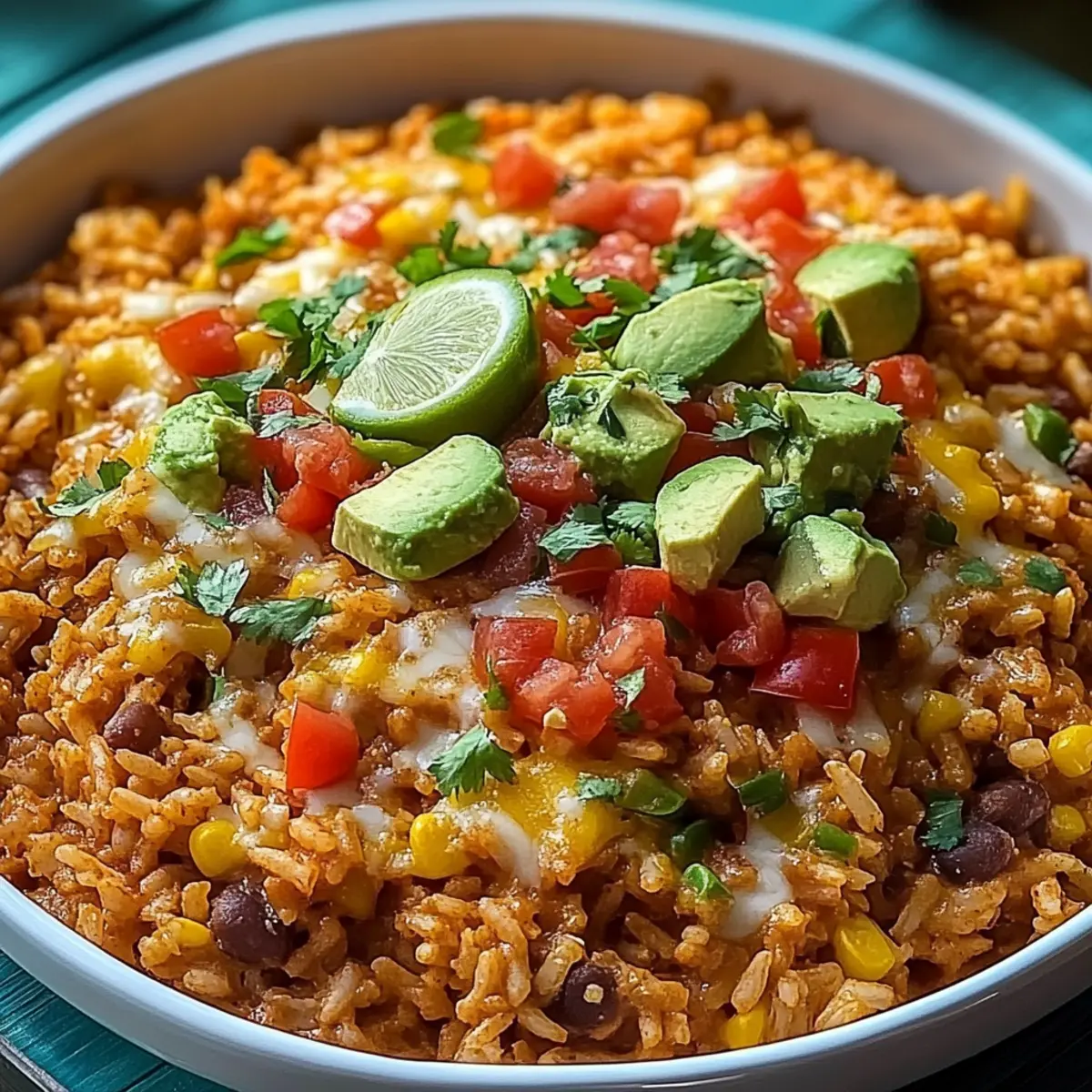 Easy One Pot Mexican Rice Casserole