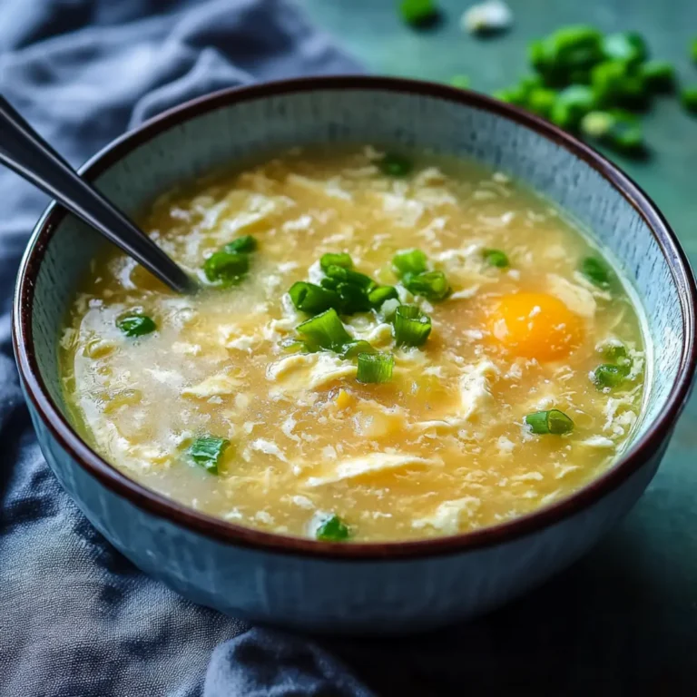 Easy Egg Drop Soup Recipe