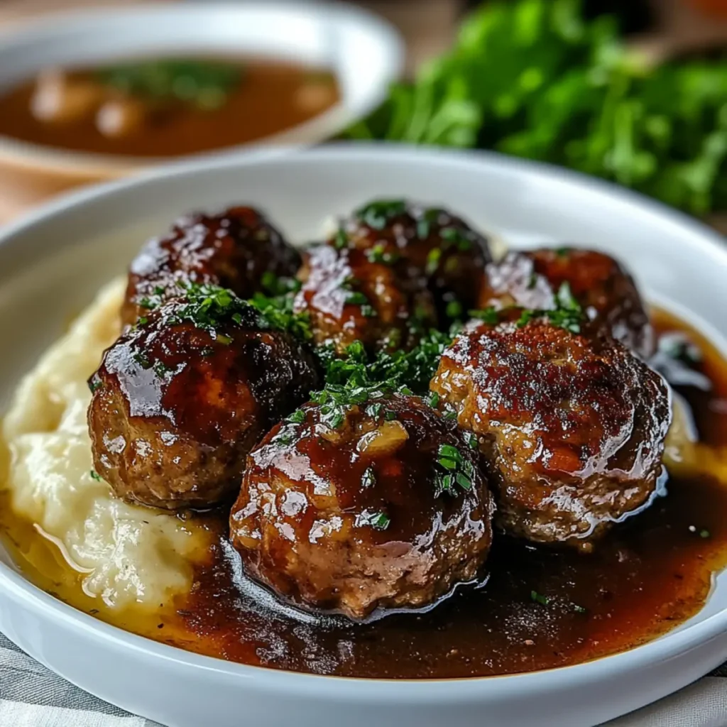 Salisbury Steak Meatballs
