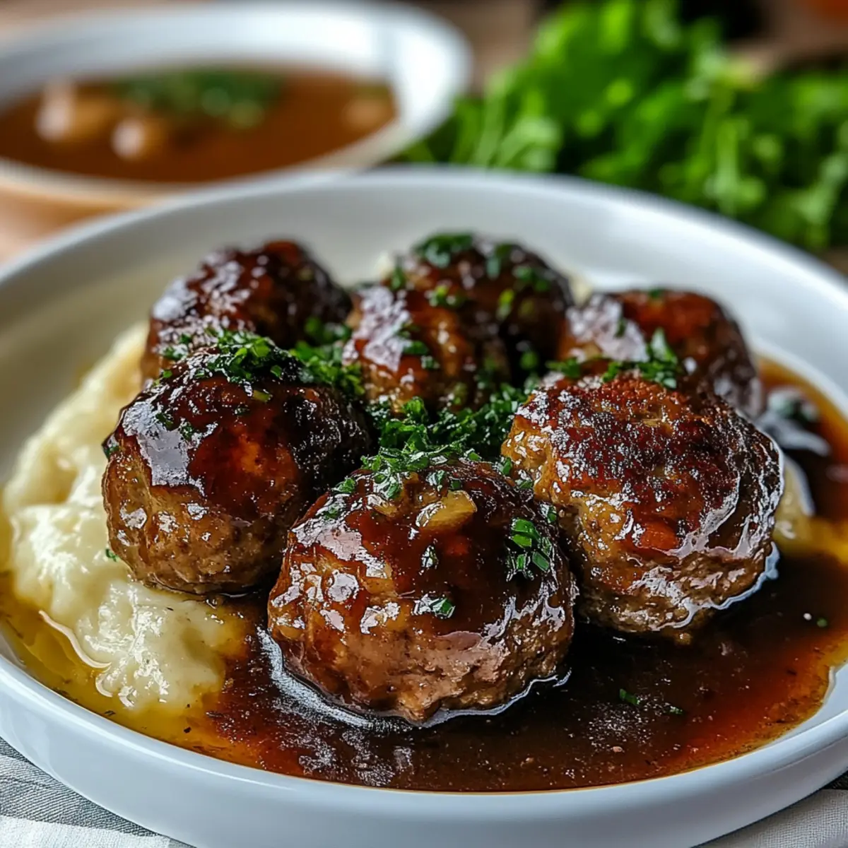 Salisbury Steak Meatballs
