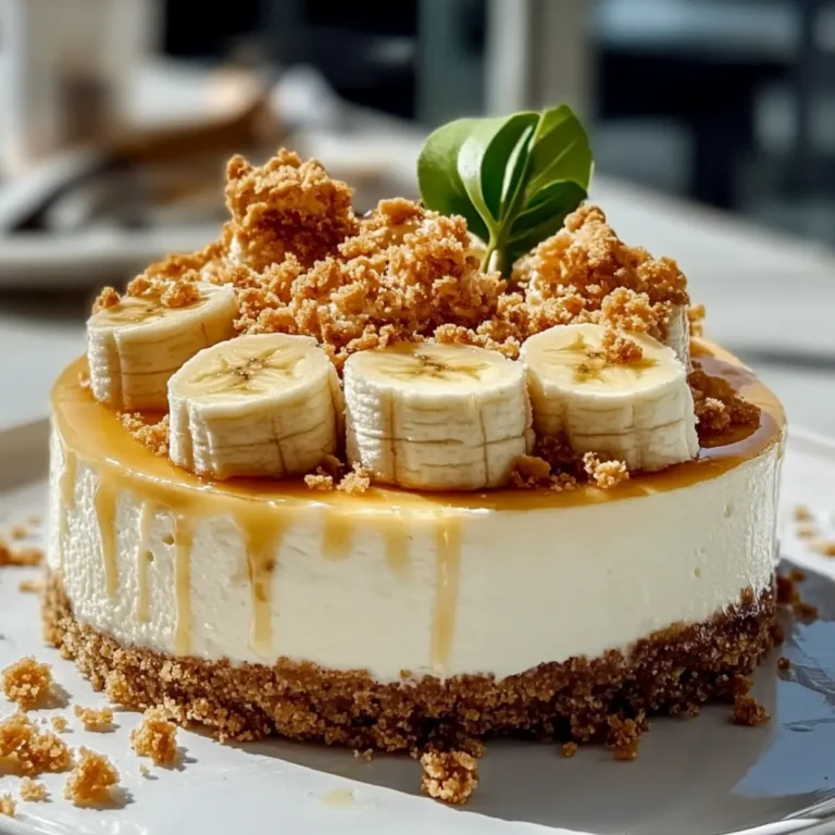 Banana Pudding Crunch Cheesecake