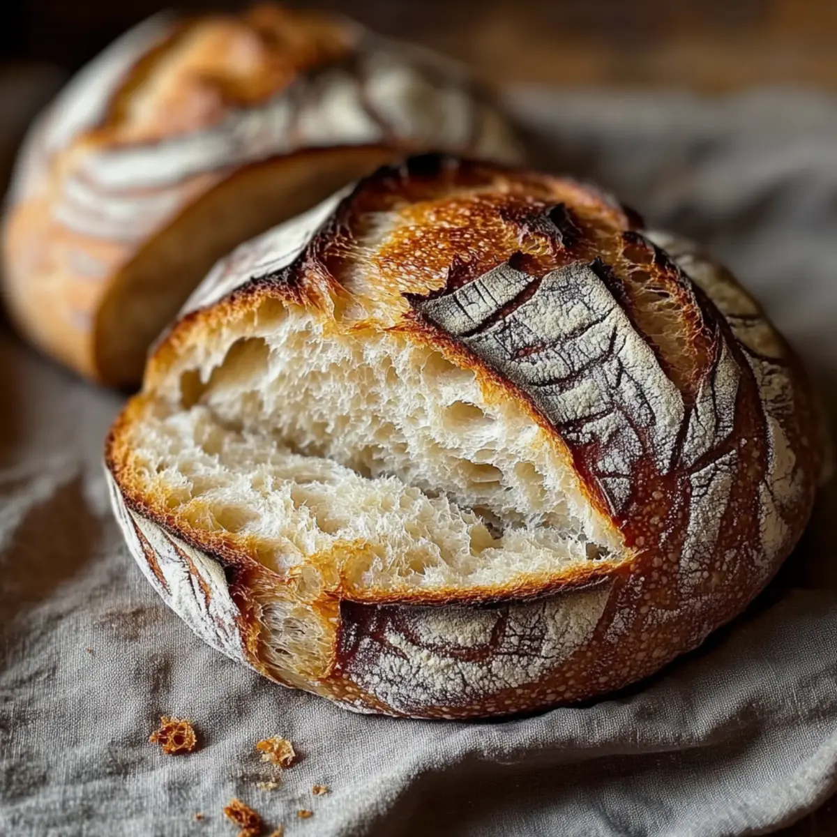 Classic Sourdough Bread With Starters