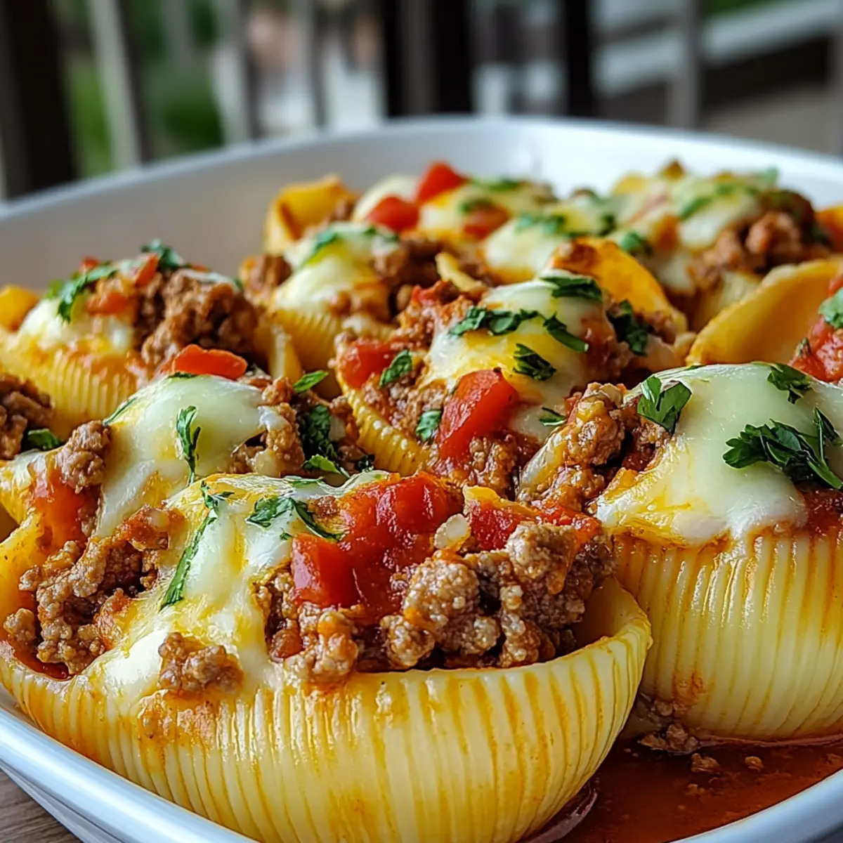 Taco Stuffed Shells