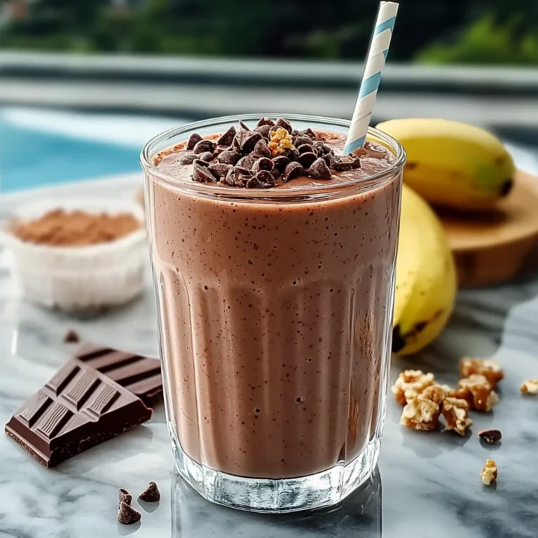 Healthy Chocolate Collagen Smoothie