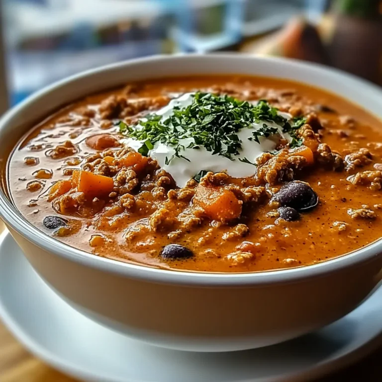 Creamy Turkey Pumpkin Chili