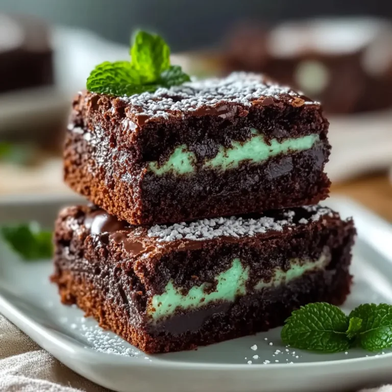 Chocolate Mint Brownies