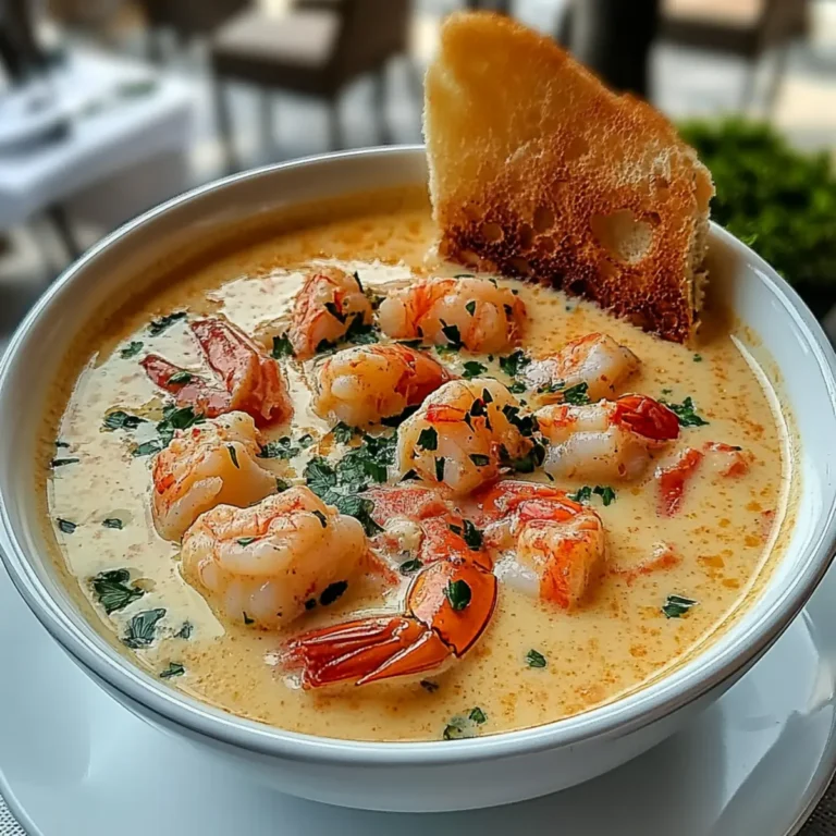 Creamy Crab and Shrimp Seafood Bisque