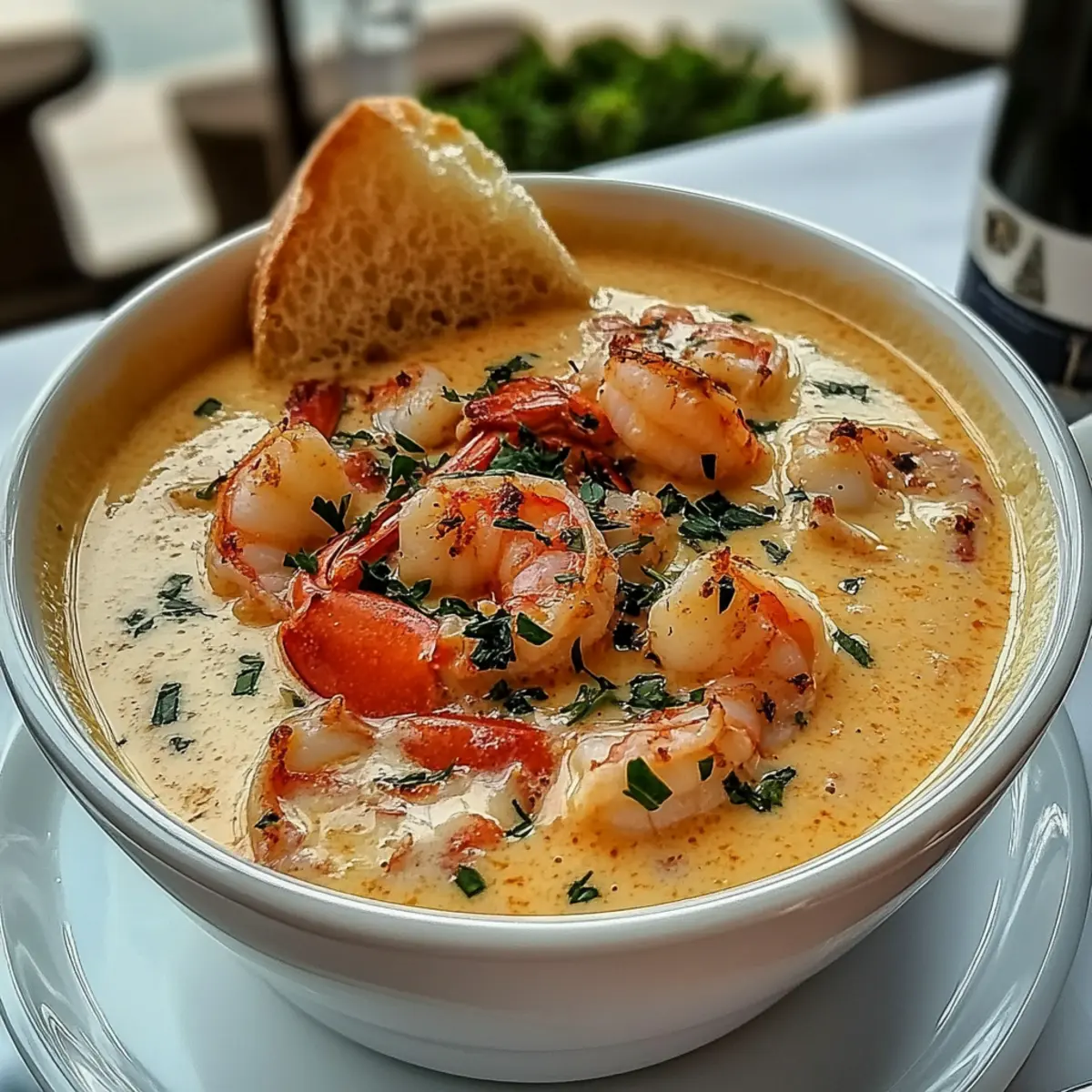 Creamy Crab and Shrimp Seafood Bisque