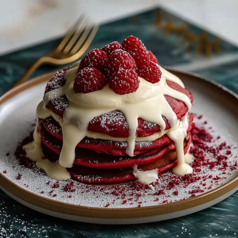 Red Velvet Pancakes