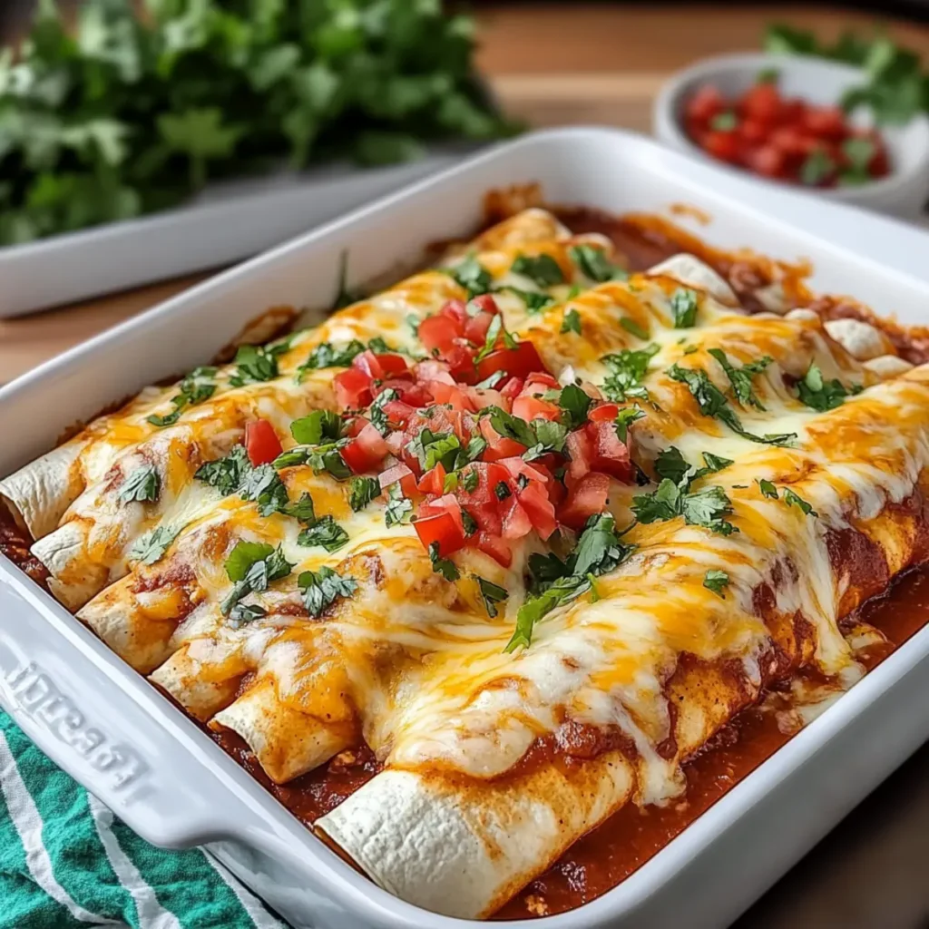 Cream Cheese Chicken Enchiladas