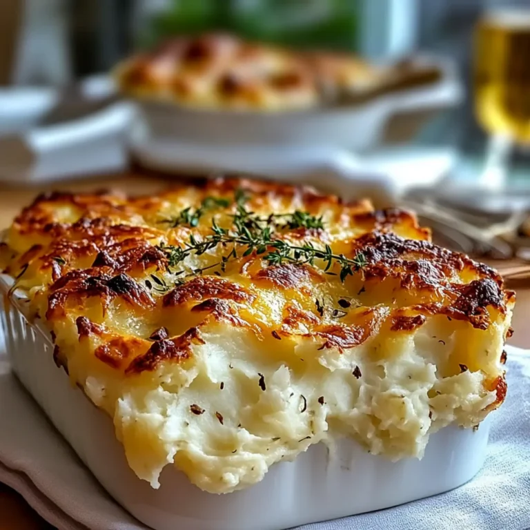 Mouthwatering Mashed Potato Casserole