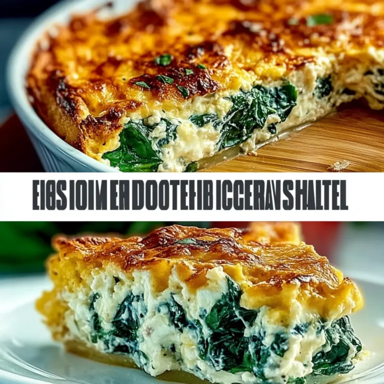 Easy Spinach and Cottage Cheese Breakfast Casserole