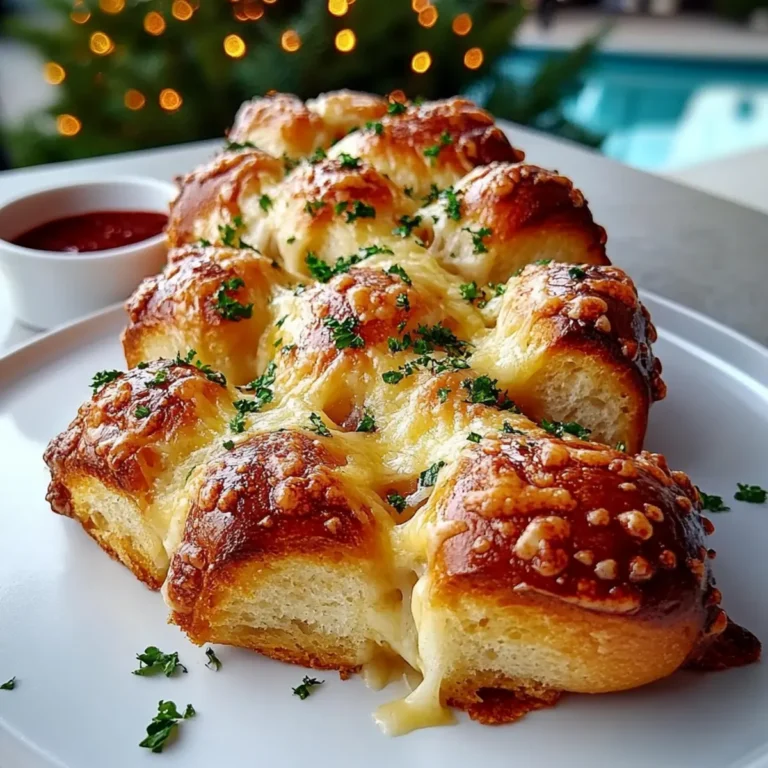 Irresistible Cheesy Christmas Tree Bread