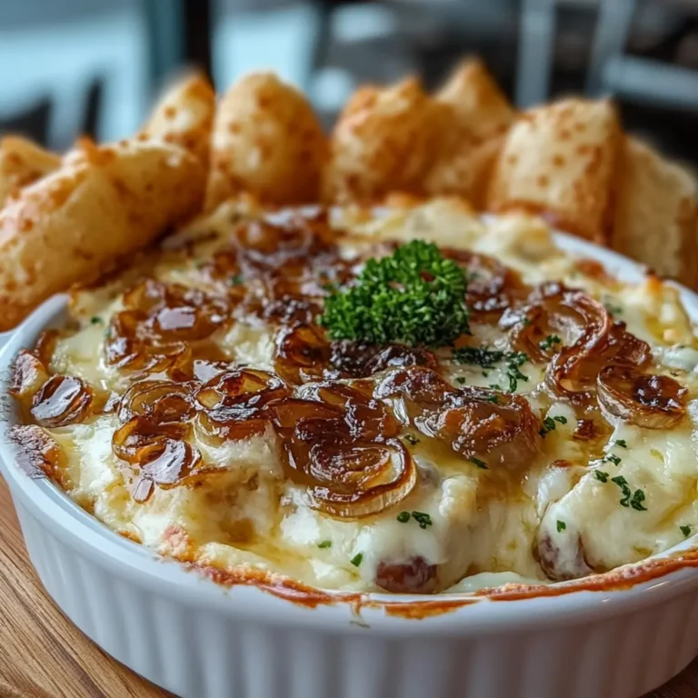 Caramelized Onion and Gruyere Dip