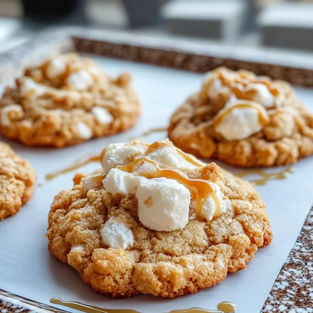 Soft and Chewy Fluffernutter Cookies