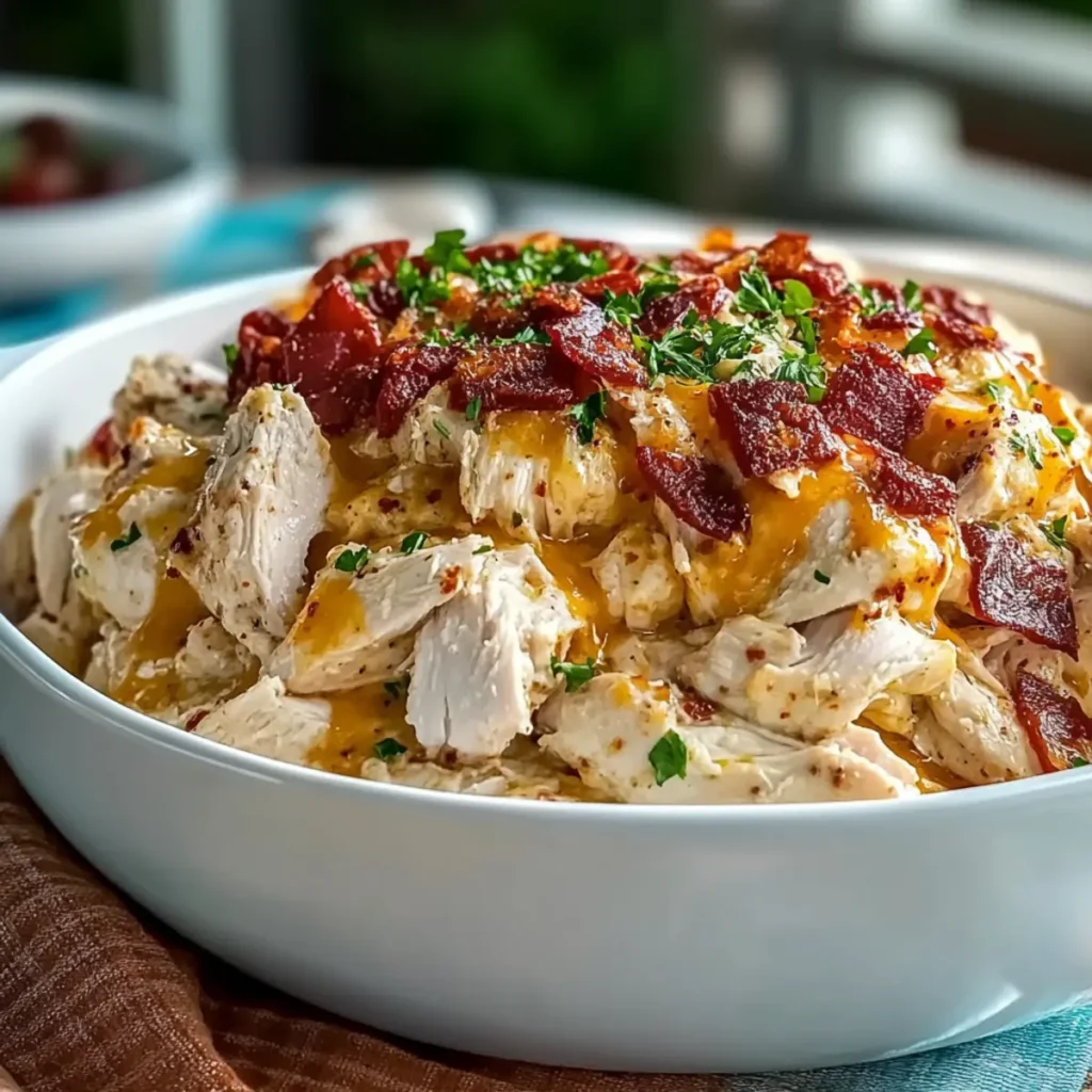 Mouthwatering Slow Cooker Crack Chicken