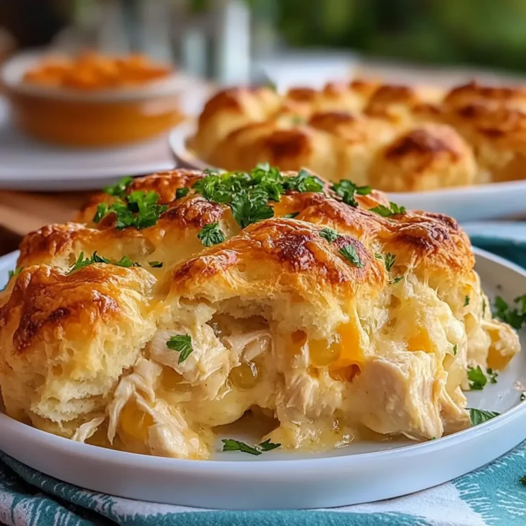 Chicken Bubble Biscuit Casserole