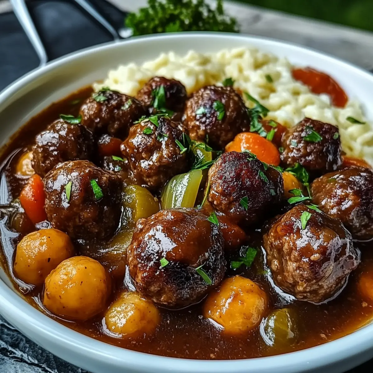 Easy Frozen Meatball Pot Roast