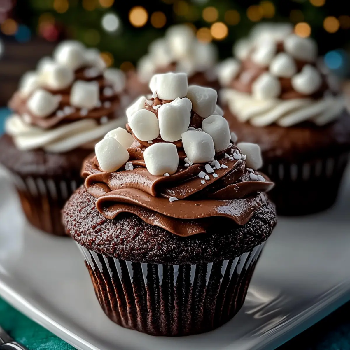 Hot Cocoa Cupcakes