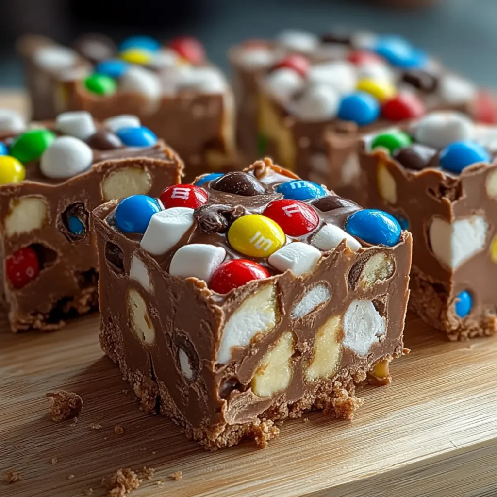 Chocolate Marshmallow M&M Fudge