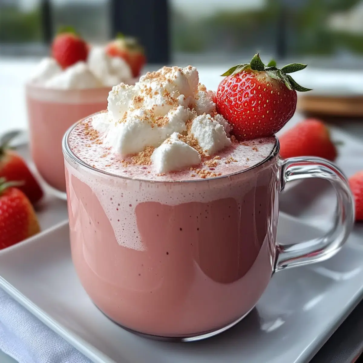 Strawberry Hot Chocolate