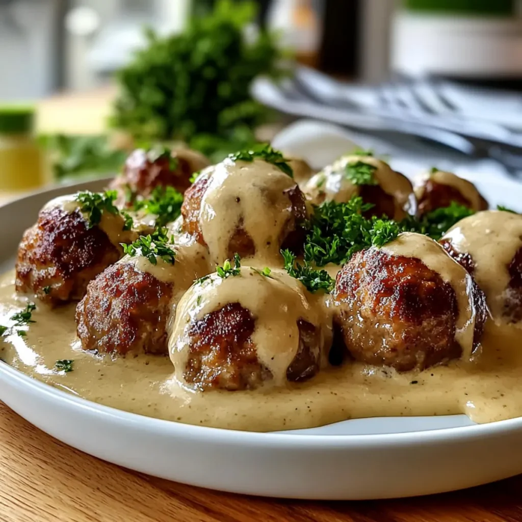 Creamy Swedish Meatballs