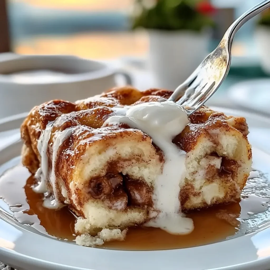 Cinnamon Roll French Toast Casserole