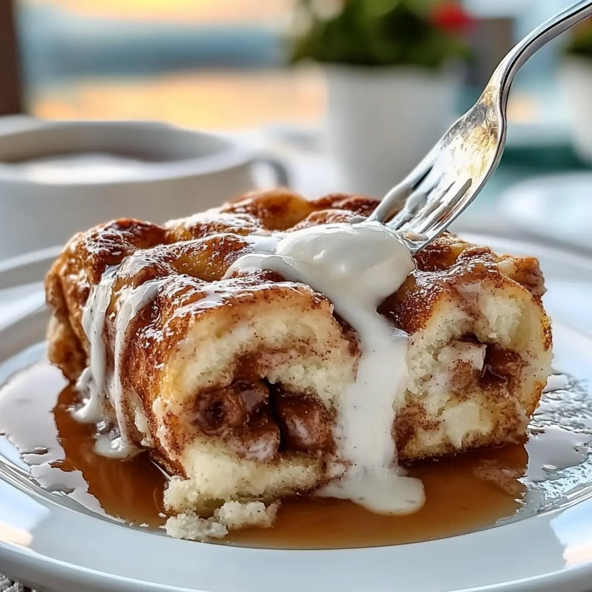 Cinnamon Roll French Toast Casserole