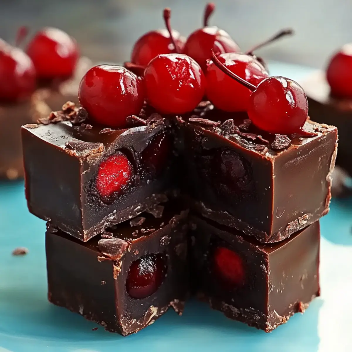 Dracula's Dark Cherry Fudge