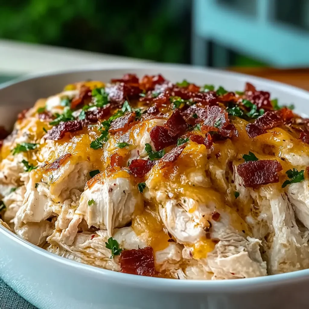 Mouthwatering Slow Cooker Crack Chicken