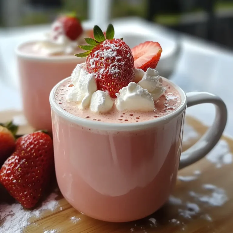 Strawberry Hot Chocolate