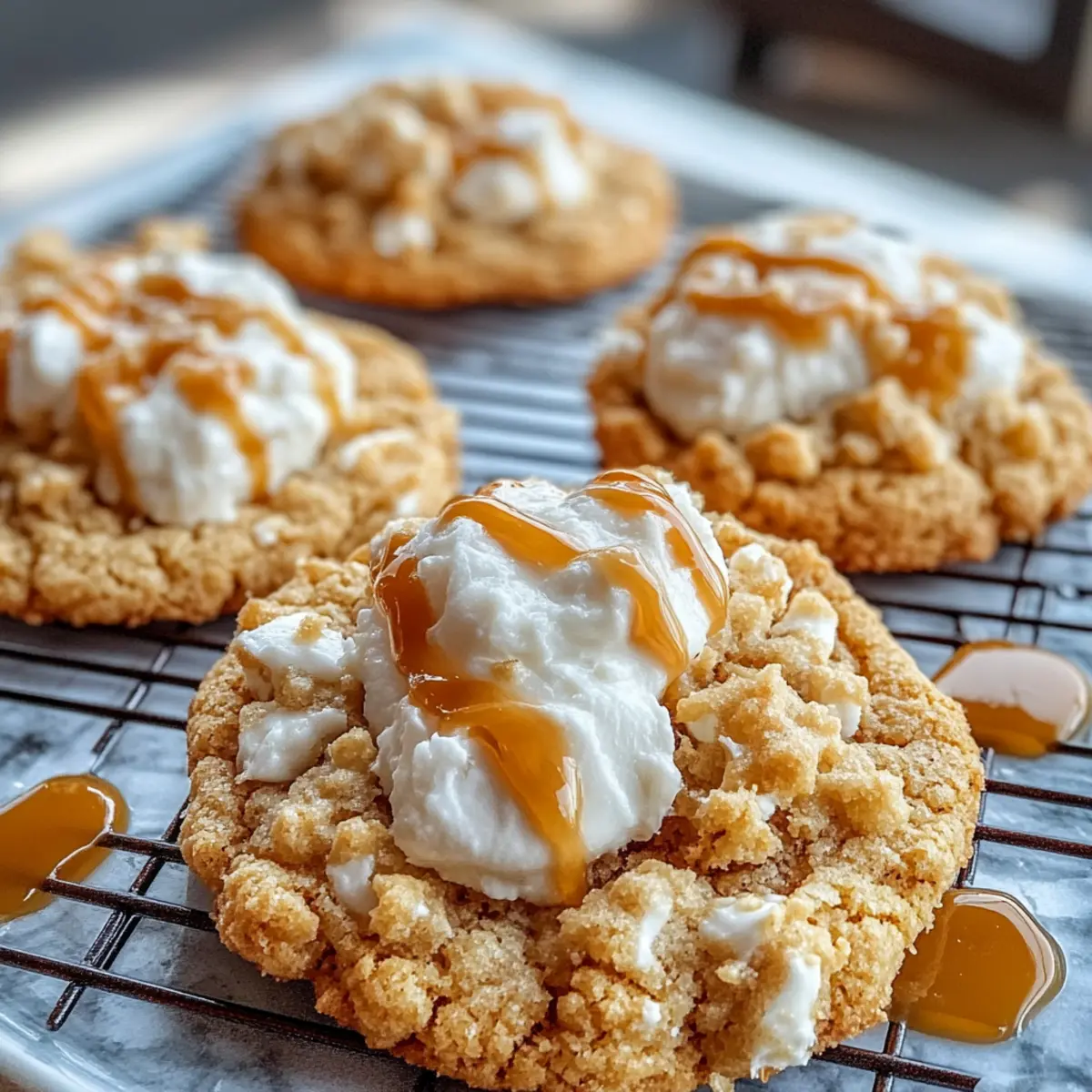 Soft and Chewy Fluffernutter Cookies