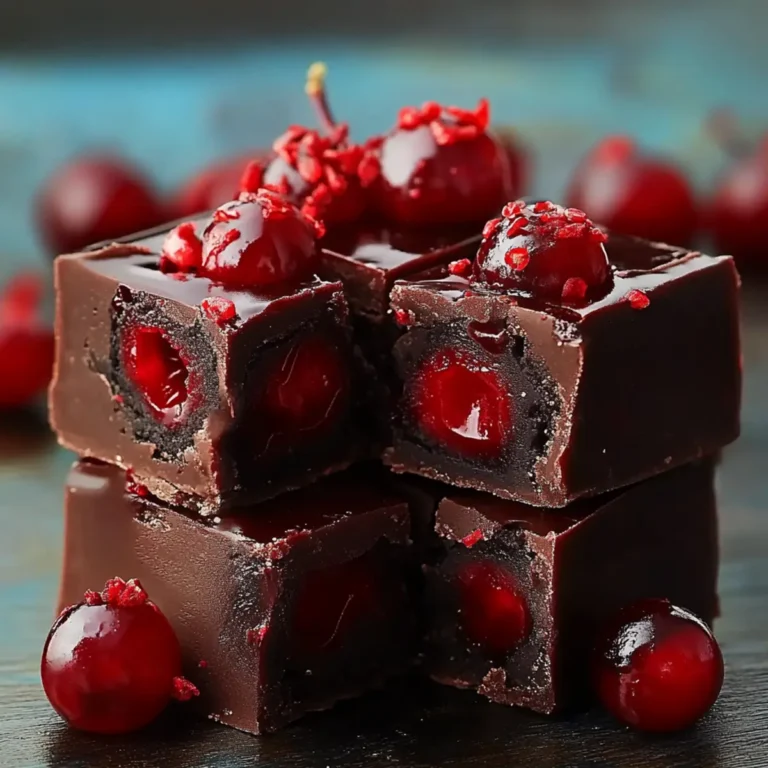 Dracula's Dark Cherry Fudge