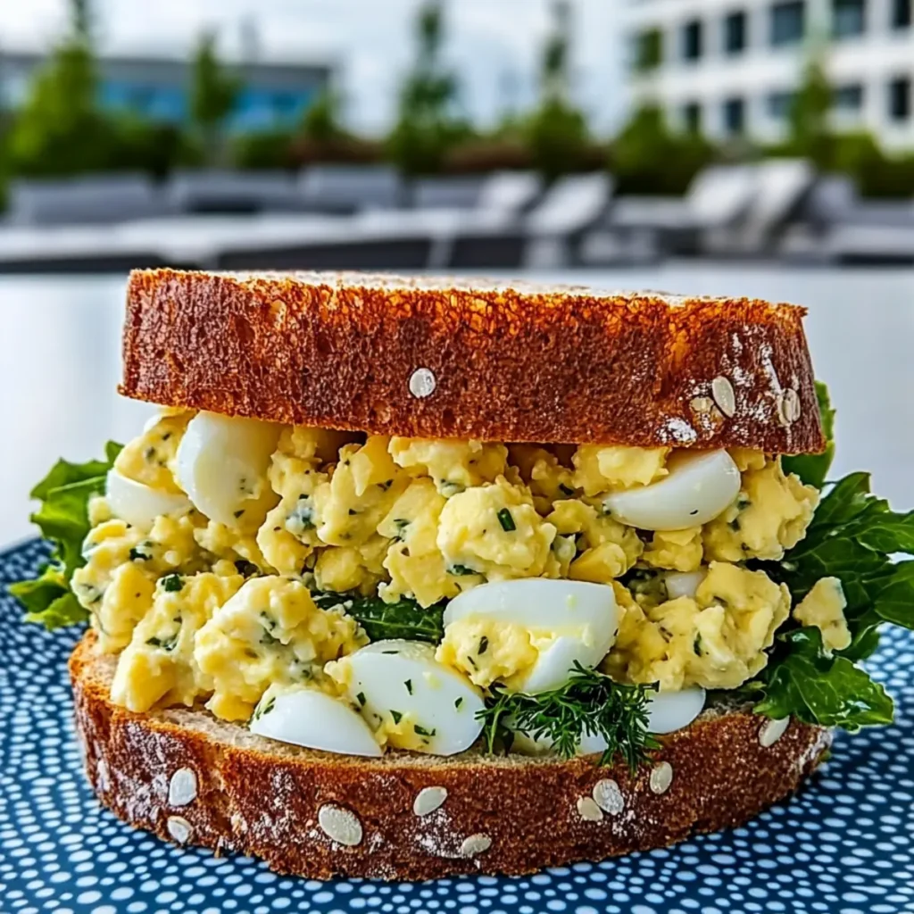 Quick 10-Minute Egg Salad Sandwich