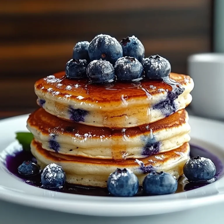 Easy Blueberry Pancakes