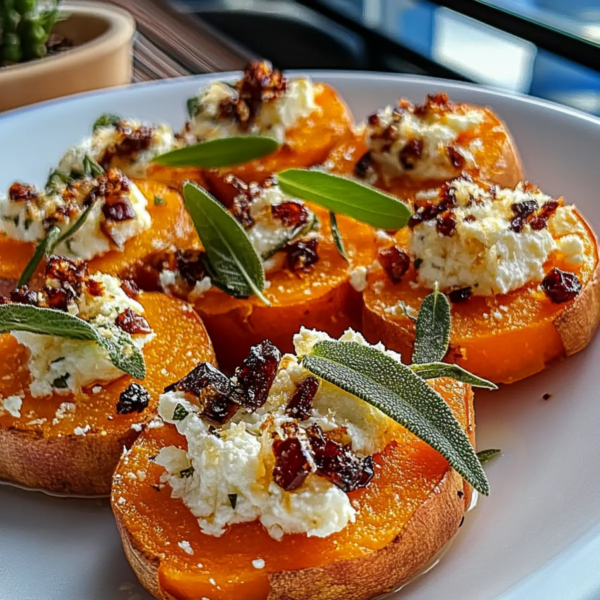 Sweet Potato Goat Cheese Sage