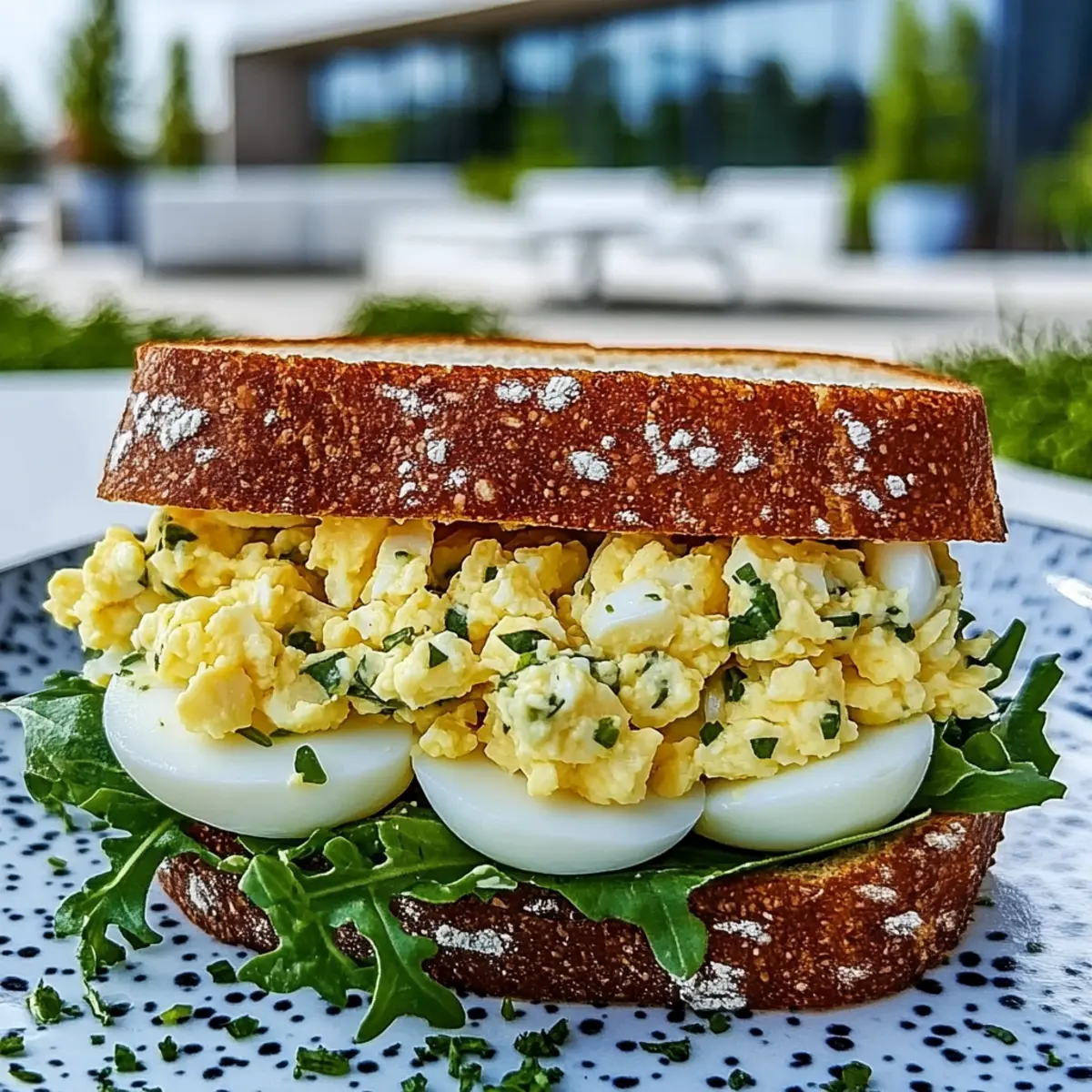 Quick 10-Minute Egg Salad Sandwich