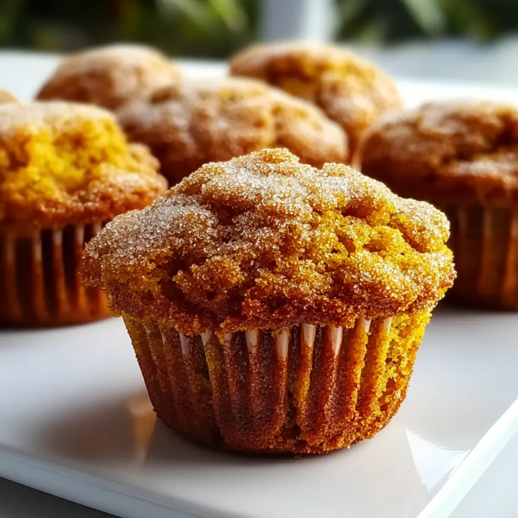 Cinnamon Sugar Pumpkin Muffins