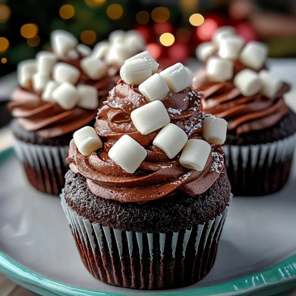 Hot Cocoa Cupcakes