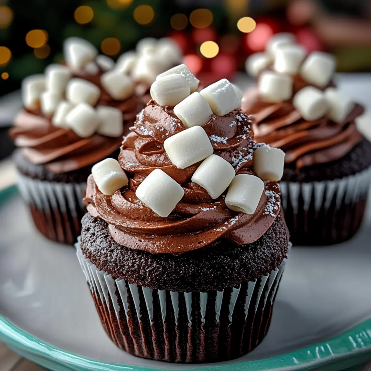 Hot Cocoa Cupcakes