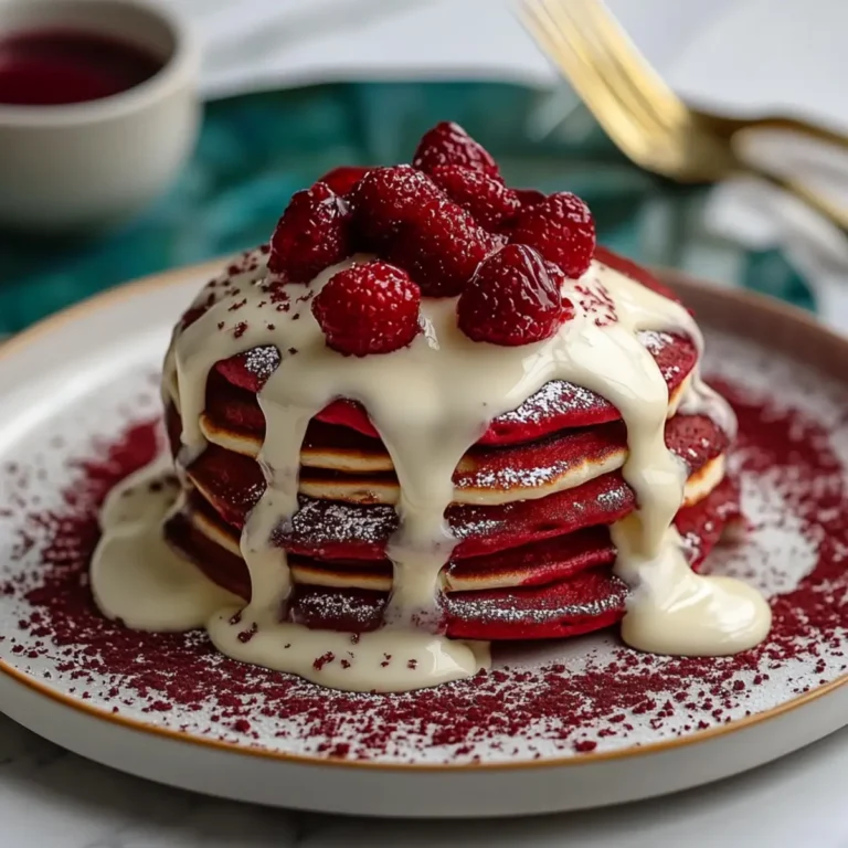 Red Velvet Pancakes