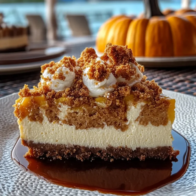 Pumpkin Streusel Cheesecake