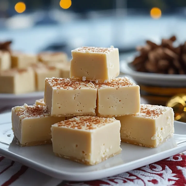Eggnog Fudge